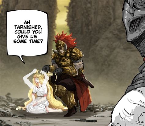 tarnished, miquella, bloody wolf, and promised consort radahn (elden ...