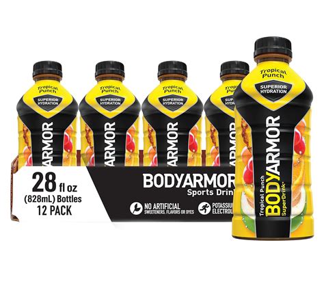Buy BODYARMOR Sports Drink Sports Beverage, Tropical Punch, Natural ...
