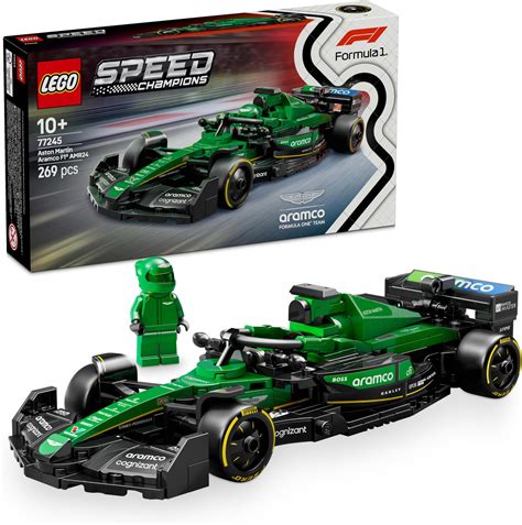 LEGO Speed Champions Aston Martin Aramco F1 AMR24 Race Car Vehicle Set ...