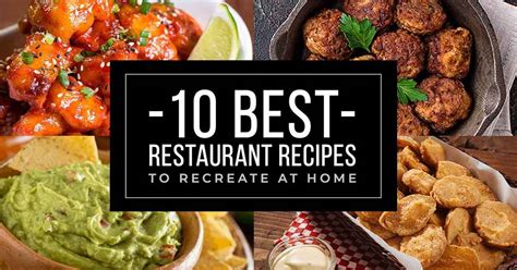 Image result for Restaurant Recipes