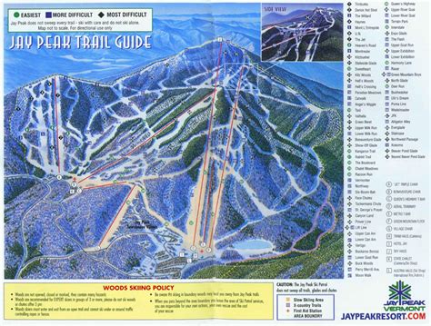 Jay Peak Trail Map • Piste Map • Panoramic Mountain Map