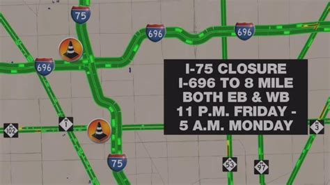 Plenty of Detroit area freeway closures to watch this weekend | FOX 2 ...