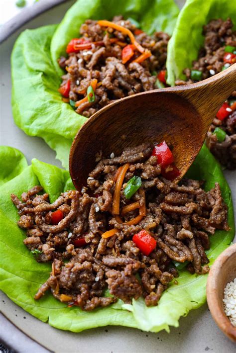 Korean Beef Lettuce Wraps | The Recipe Critic