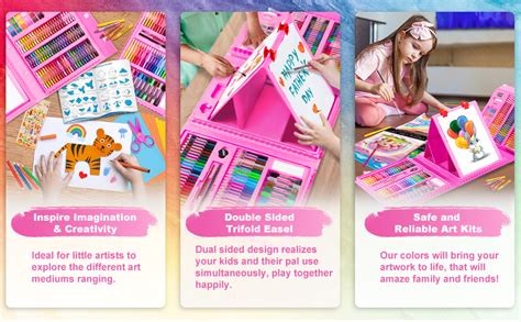 KARP Children Deluxe Art Drawing Set for Kids Case Art and Craft ...
