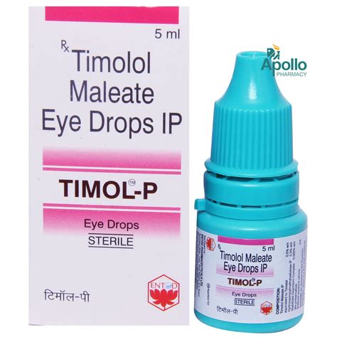 Timol-P Eye Drops 5 ml Price, Uses, Side Effects, Composition - Apollo ...