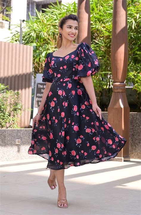 Mia Midi Dress – The Anarkali Shop