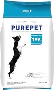 Purepet Chicken & Veg Adult Dog Food, 1 kg, Kibble : Amazon.in: Pet ...