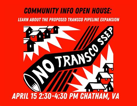 Community Info Session: Transco Pipeline (Pittsylvania), Chatham ...
