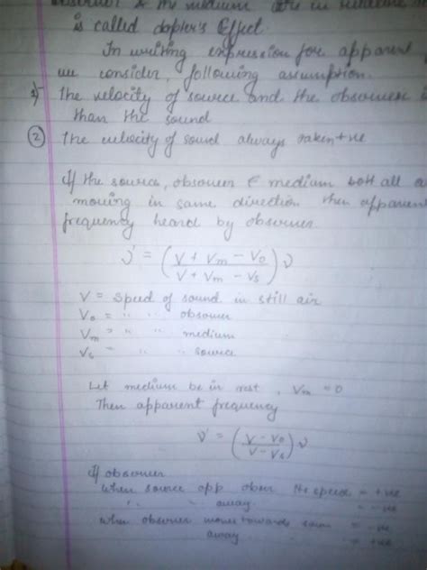Derivation of Doppler effect? - EduRev Class 11 Question