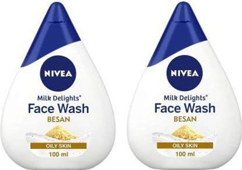 NIVEA MILK DELIGHT BESAN FACE WASH 100 ML X 2 Face Wash - Price History