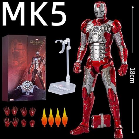 ZD Toys Marvel Iron Man MK42-50, War Machine & Tony India | Ubuy