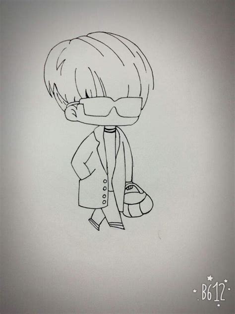 Bts Drawing Chibi Easy at PaintingValley.com | Explore collection of ...