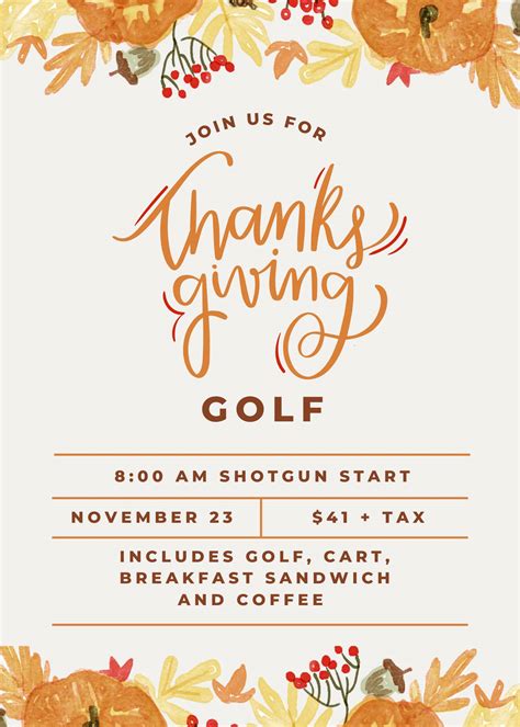 Thanksgiving Golf - Azalea Sands Golf Club