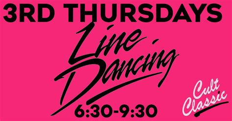 Third Thursdays Line Dancing 2025, Cult Classic Brewing Company ...