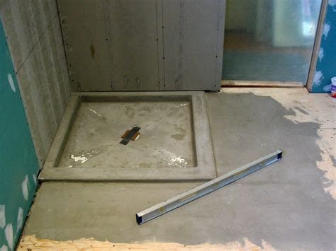 How to Make a Concrete Shower Base – House to Home