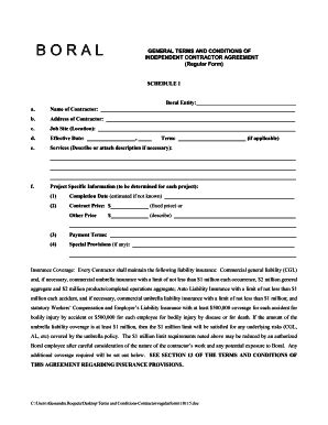 Eldorado Stone General Terms And Conditions Of Independent Contractor ...