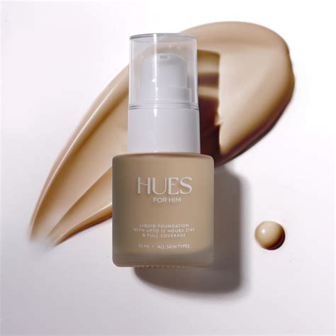 Buy Hues For Him Men Full-Coverage Foundation Mens Face Moisturizer ...