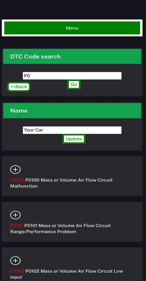 DTC Code Lookup 的图像结果