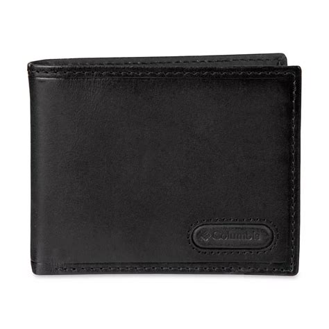 Men's Columbia RFID Extra Capacity Leather Bifold Wallet