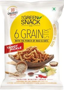 The Green Snack Co. The Green Snack Co- 6 Grain Stix-Tangy Pickle-Pack ...