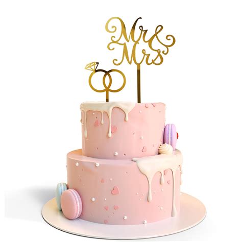 Buy Wedding Cake Toppers Bride And Groom - Wedding Cake Decorations, Mr ...
