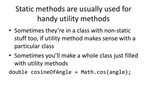 Image result for What Are Static Methods Examples