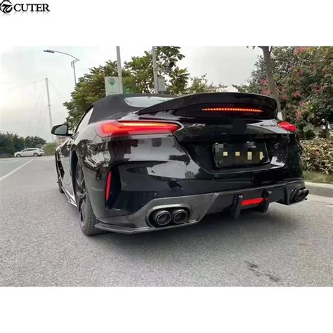G29 Z4 Carbon Fiber Rear Bumper Diffuser Splitter for BMW G29 Z4 Car ...