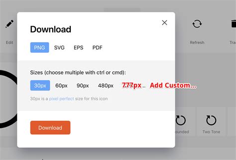 Sizes of Icons should be customisable - #4 by Ivan8 - Icons - Icons8 ...