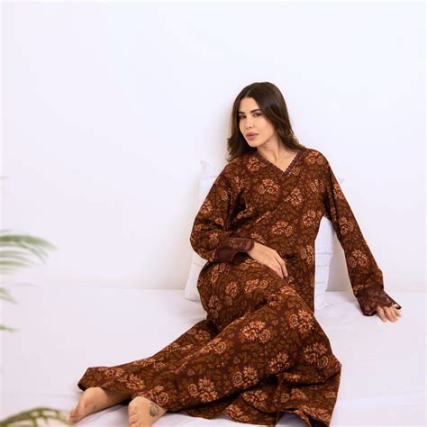 Maroon Rosy Dreams lace Pure Cotton V neck Night Maxi – FEATHERS CLOSET