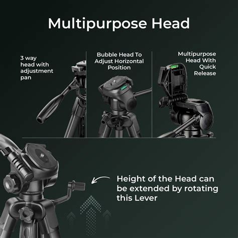 Buy Digitek (DTR 550 LW) 67 Inch Foldable Tripod Stand with Phone Holder