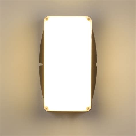 Grey Metal Outdoor Wall Light - 224-12W-WW - Included Bulb