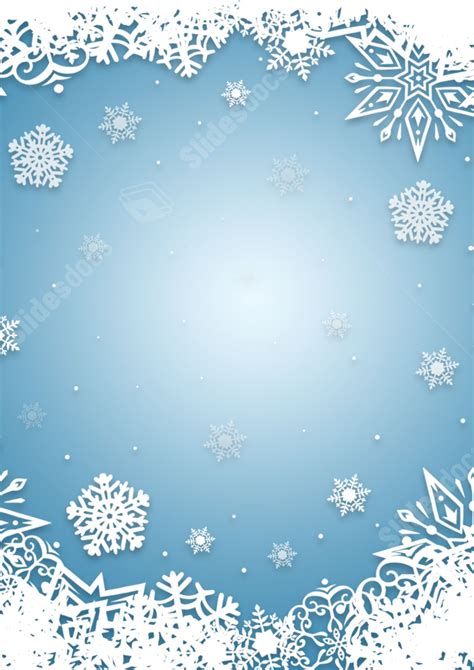 Winter Borders For Microsoft Word