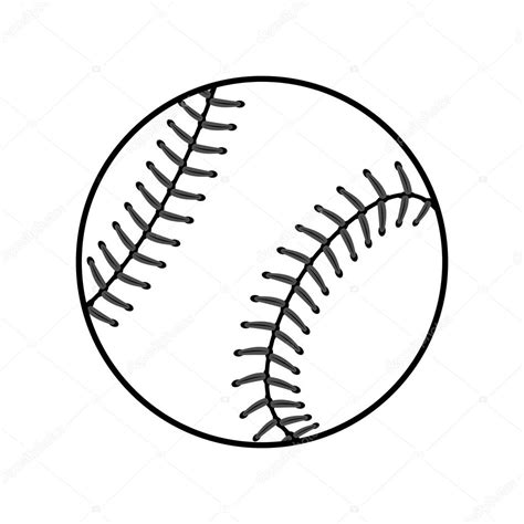 Simple Baseball Drawing 的图像结果