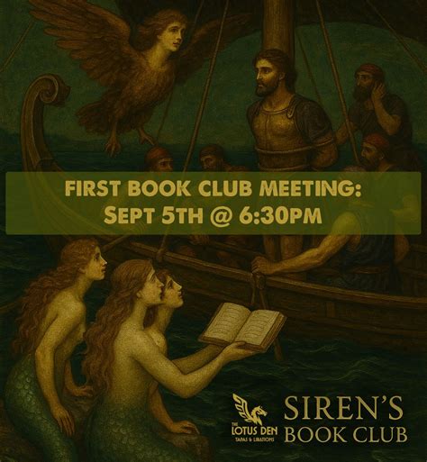 The Lotus Den Sirens Book Club Kick-Off!, 5900 N Kings Highway, Myrtle ...