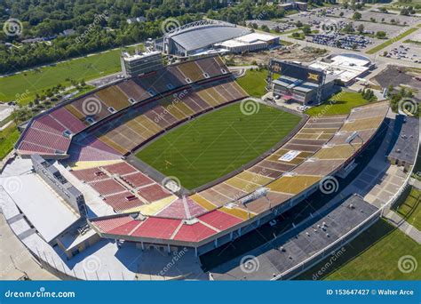 Aerial Views of Jack Trice Stadium on the Campus of Iowa State University Editorial Photography ...