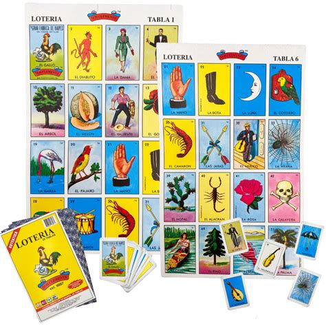 Buy Needzo Don Clemente Autentica Loteria Mexican Bingo, Colorful and ...