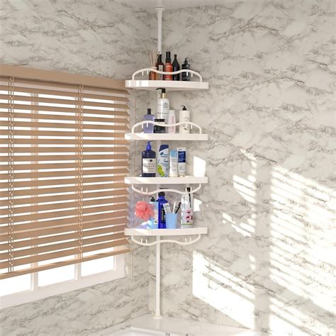 Shower Caddy Corner for Bathroom, Rustproof Bathtub Shower Storage ...