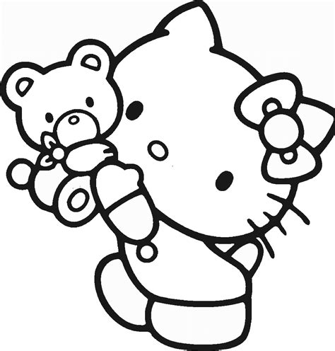 free printable hello kitty coloring pages for pages cool2bkids - free ...