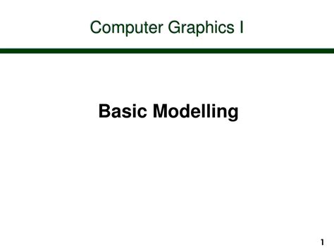 Computer Graphics Presentation Topics 的图像结果