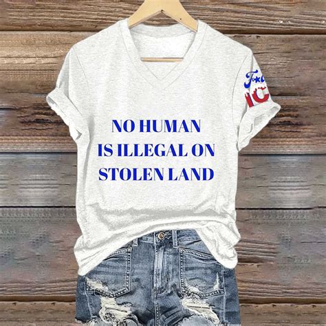 No Human Is Illegal Fuck ICE Shirt