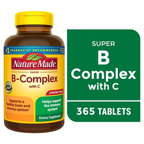 Nature Made Super B Complex With Vitamin C And Folic Acid Tablets, Dietary Supplement | Fig App