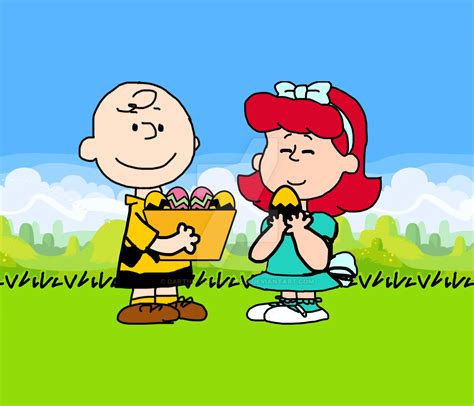 Charlie Brown and Heather Easter by DarthVader867554333 on DeviantArt