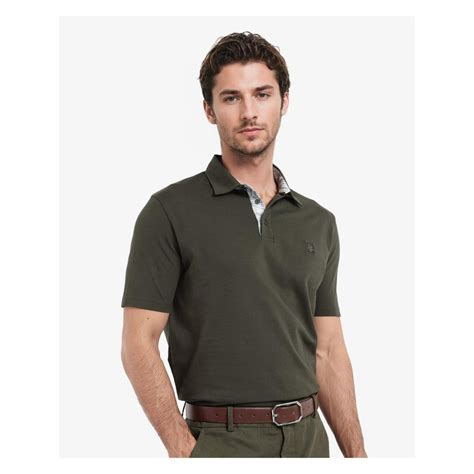 Buy Rare Rabbit Spencer Dark Olive Plain Regular Fit Polo T-Shirt Online