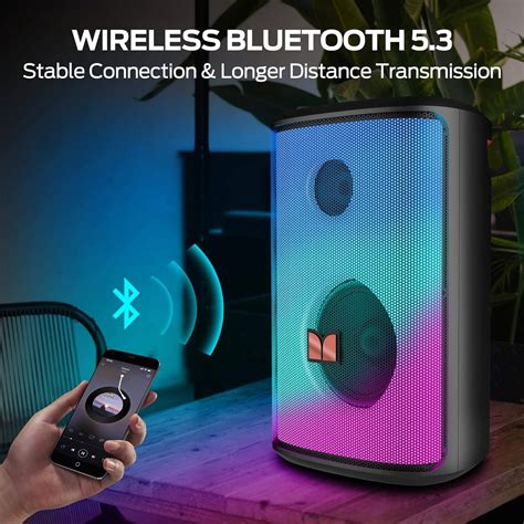 Monster Sparkle Bluetooth Speaker, 200W Output Power, Built-In 2 ...