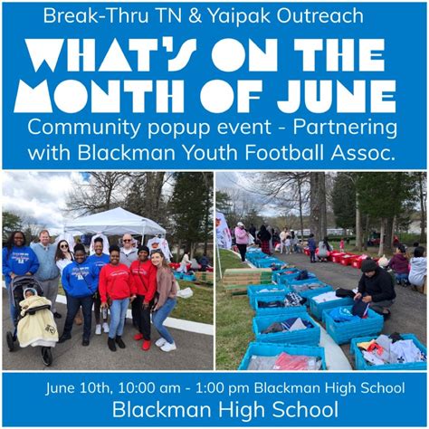 Break-Thru TN and Yaipack come together in Ruther County to host an ...