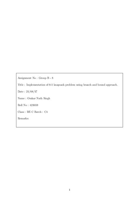 Image result for Algorithm for Knapsack Problem Using Branch and Bound