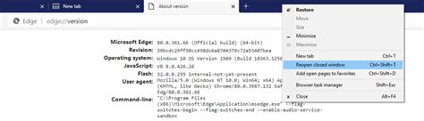 Image result for Edge Reopen Java Dialog
