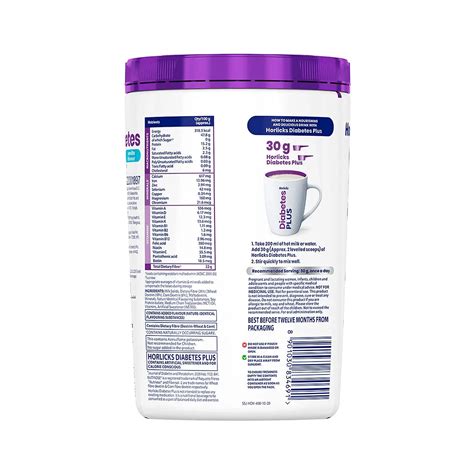 Horlicks Diabetes Plus Vanilla 400gm Jar - Cureka - Online Health Care ...