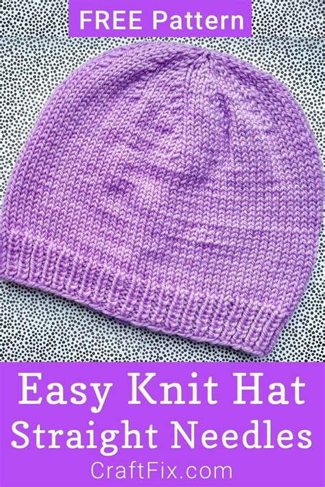 Image result for Simple Knitted Hat Pattern Free