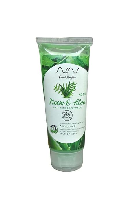 Nirmal Nature Neem & Aloe Anti-Acne Facewash | Natural Cleansing for ...